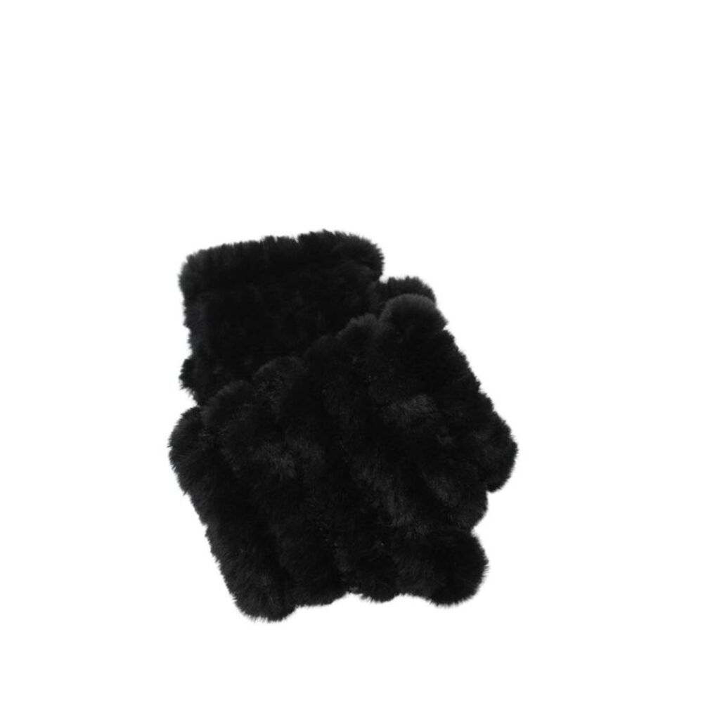 Jocelyn Womens Faux Fur Gloves Black Size One Size